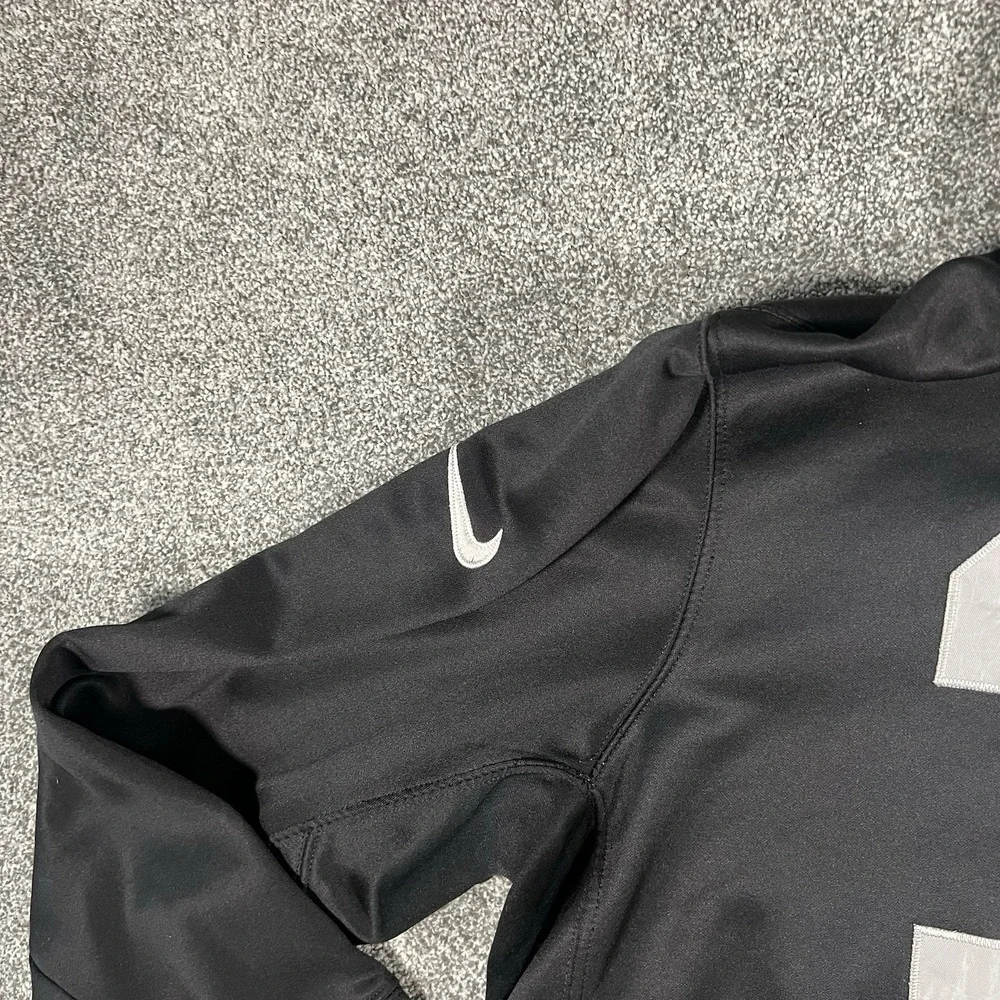 Nike Raiders Bo Jackson #34 Therma Fit Hoodie NFL Team Apparel Black Men's L